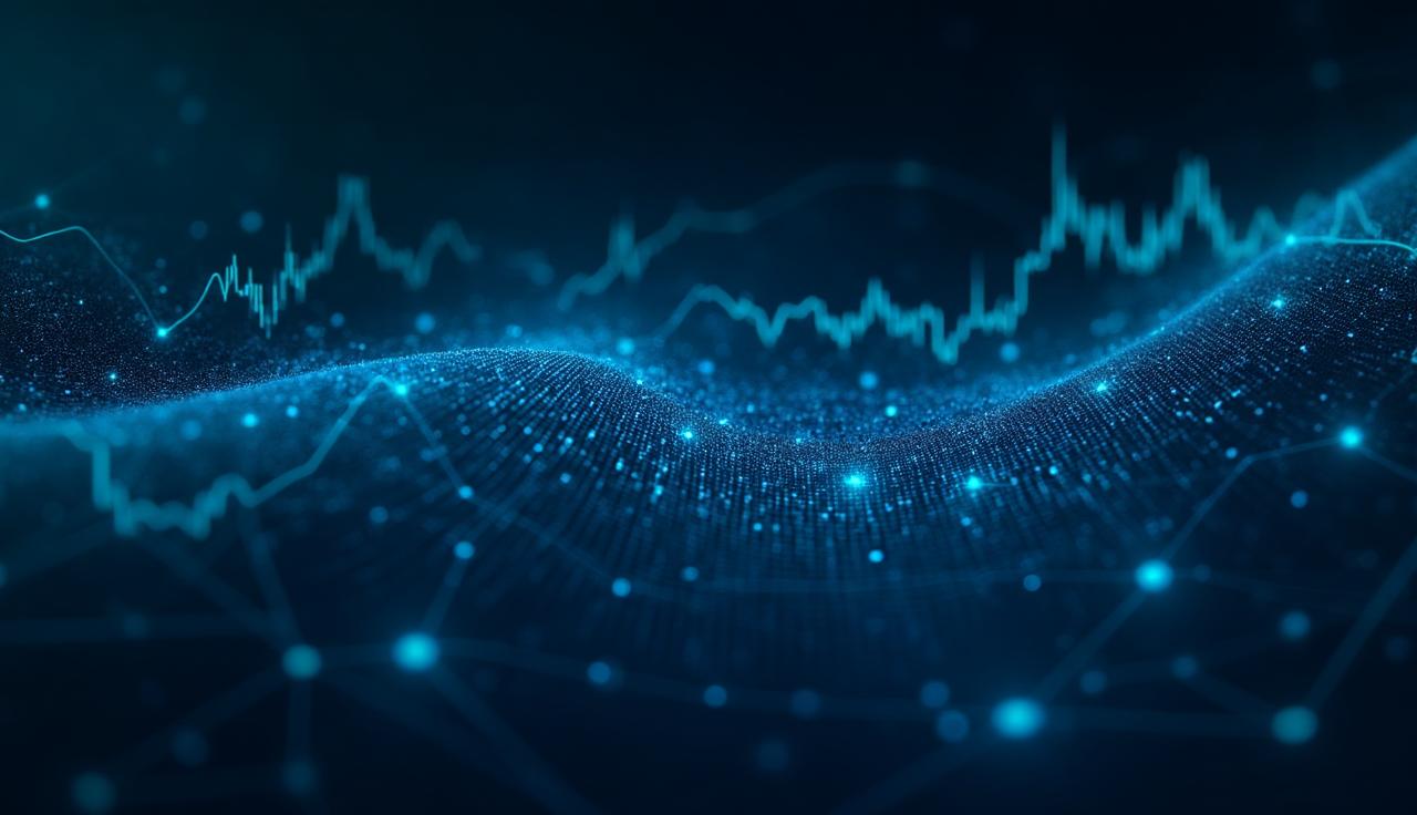 AI-powered trading chart analysis interface showing automated pattern recognition and technical analysis insights