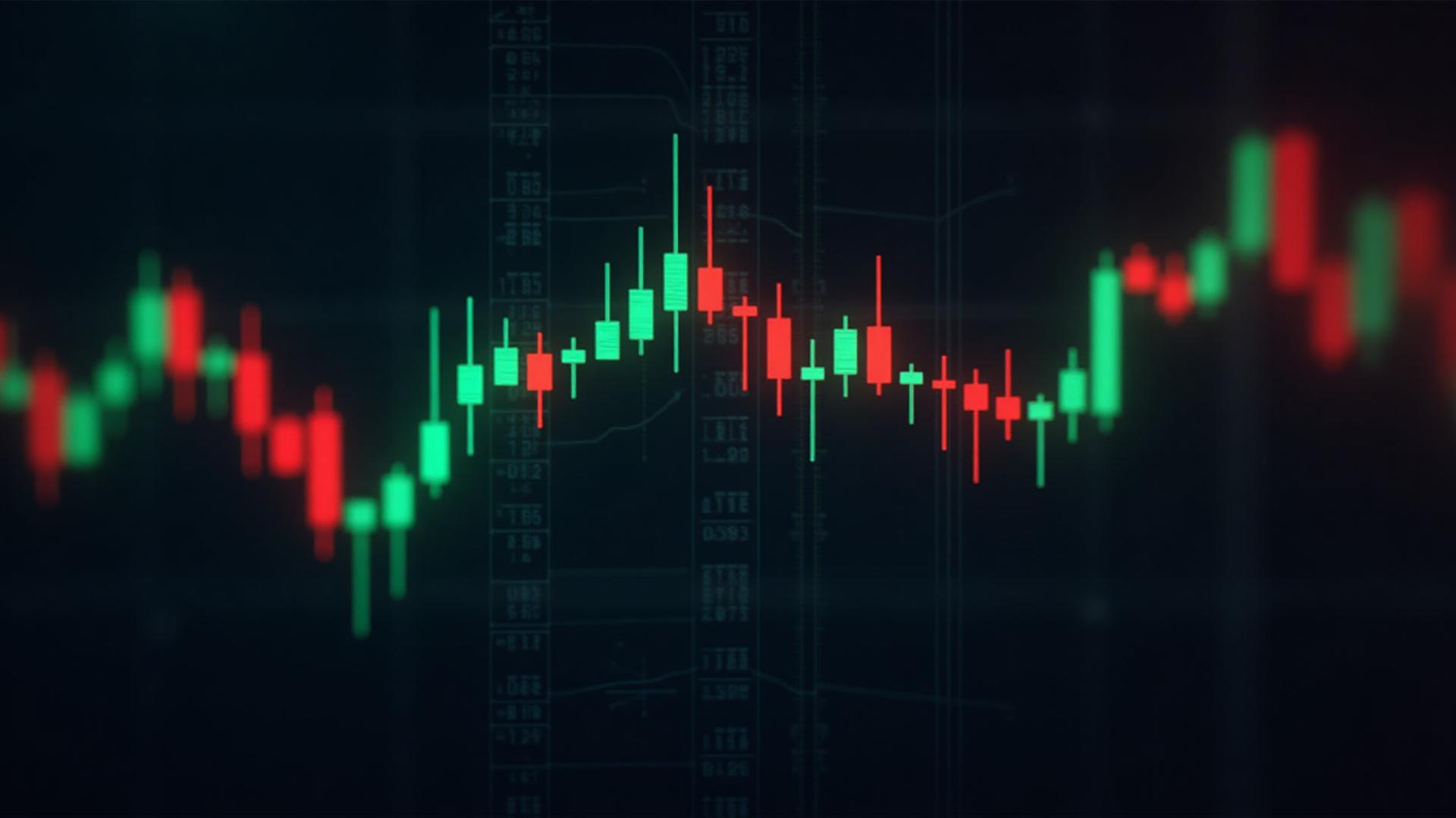 Japanese candlestick patterns chart showing bullish and bearish formations including doji, hammer, and engulfing patterns