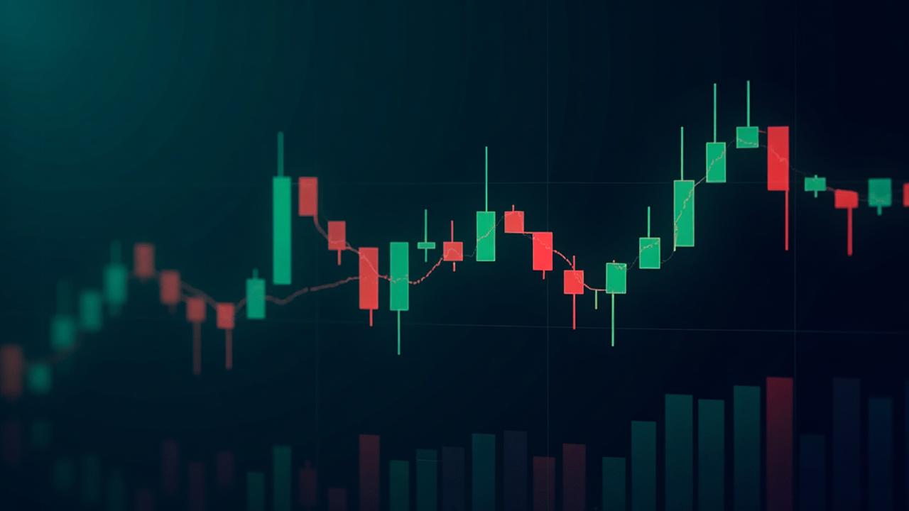 Trading chart analysis showing candlestick patterns, trendlines, and support resistance levels for beginners learning technical analysis
