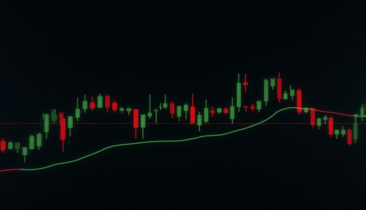 Price Action trading chart with clean candlestick analysis showing market structure, swing highs and lows without indicators