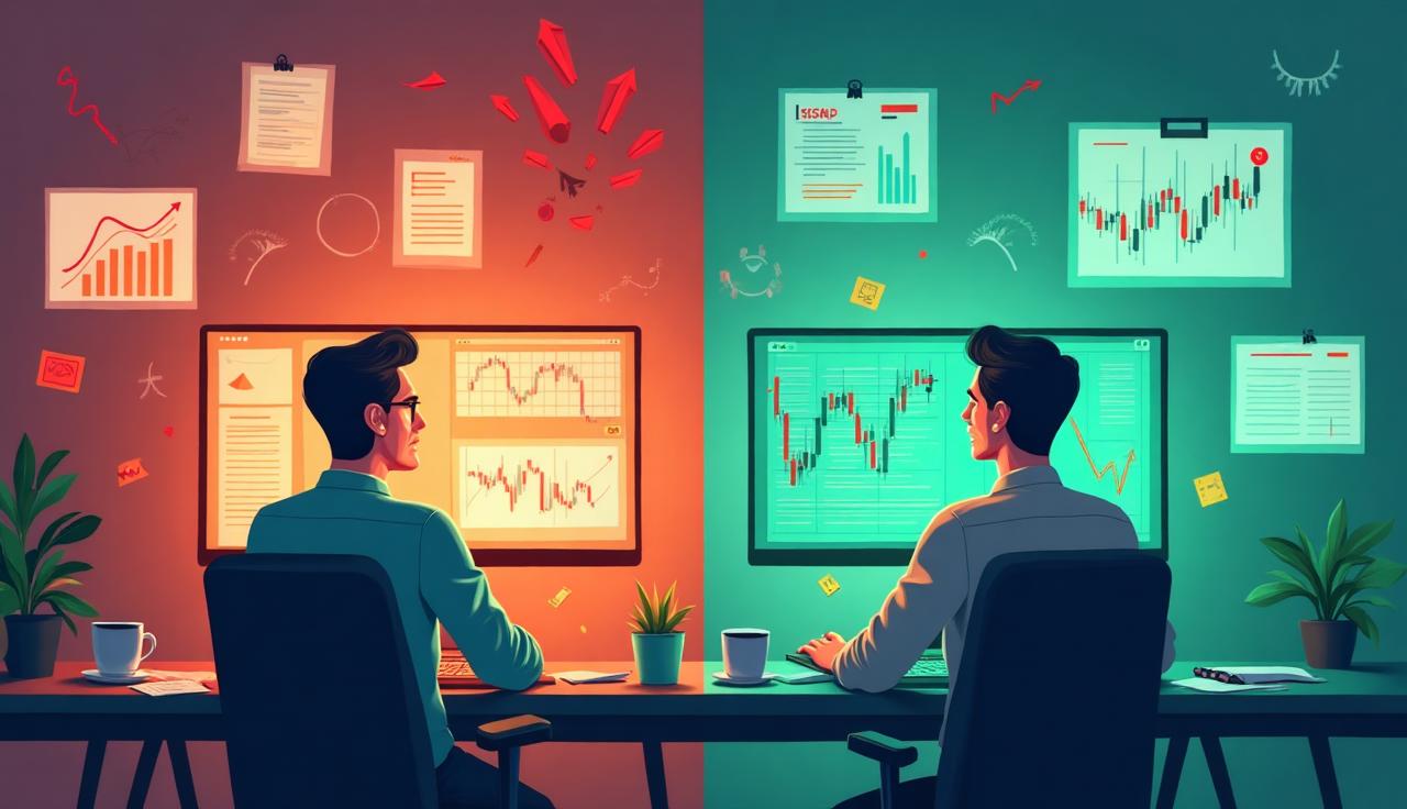 The typical trader's journey from beginner mistakes through learning to consistent profitability